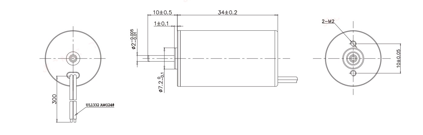 VEC-19 series Coreless motor design VEC-19 series Coreless motor design